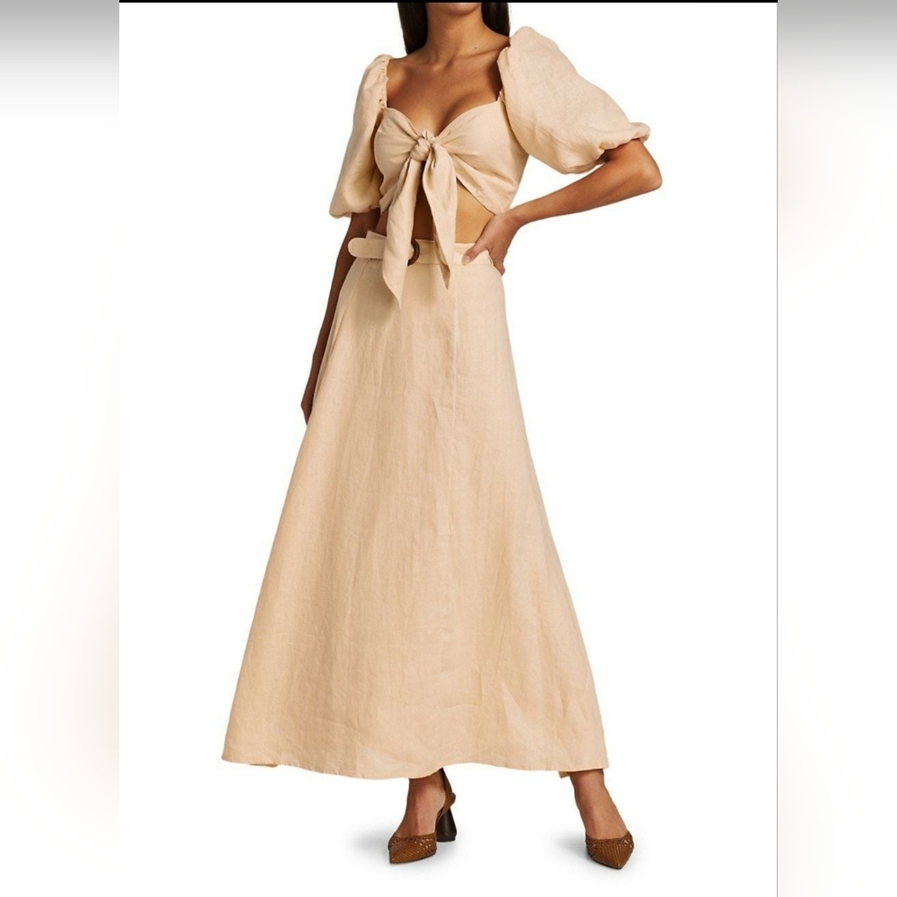 Faithfull the Brand Sand Anthropologie Skirt